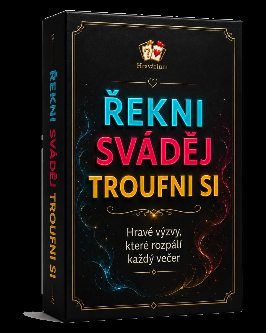 Krabička hry Řekni – Sváděj – Troufni si